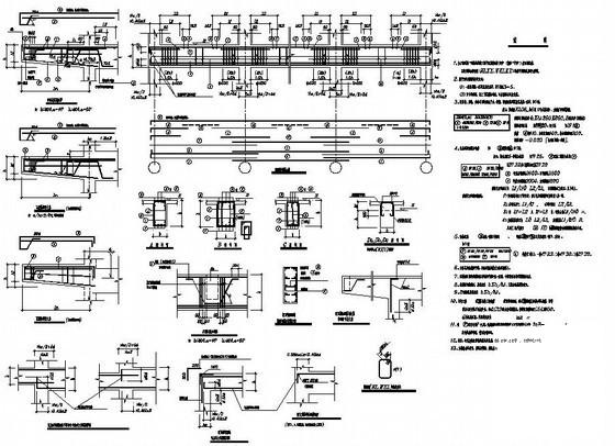 框架梁平法构造详图纸cad
