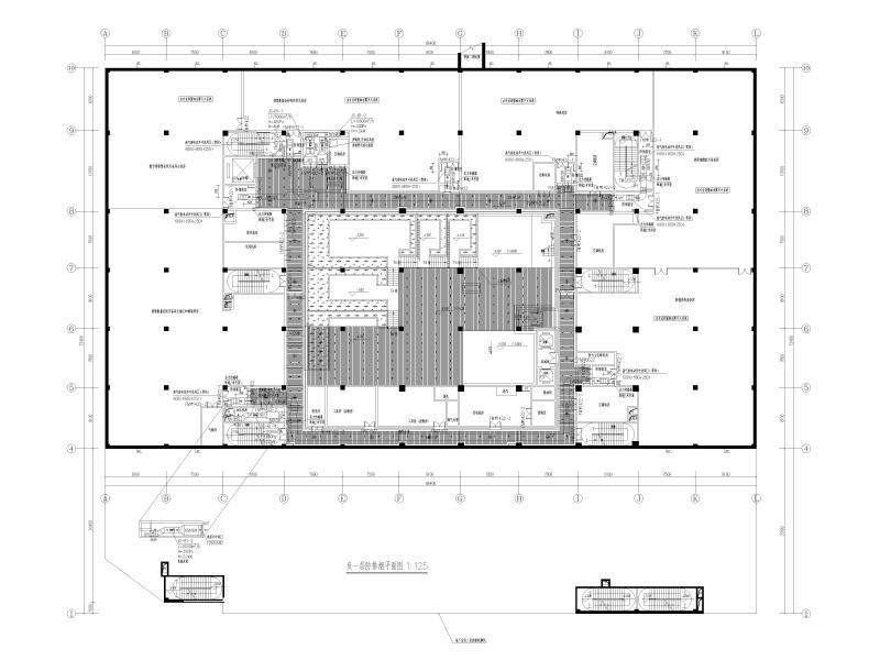 负一层防排烟平面图