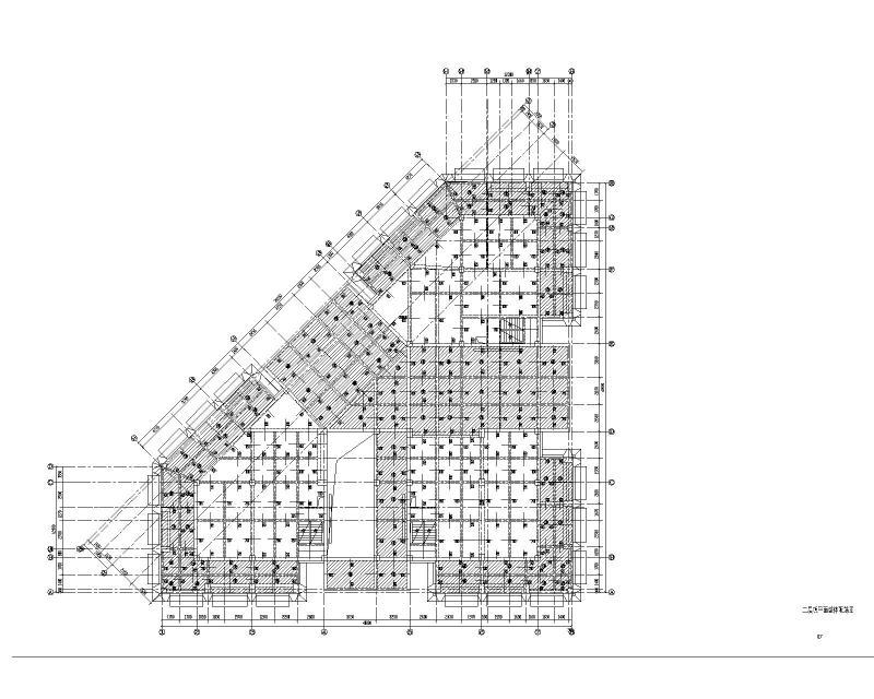 C13#二层板平面整体配筋图