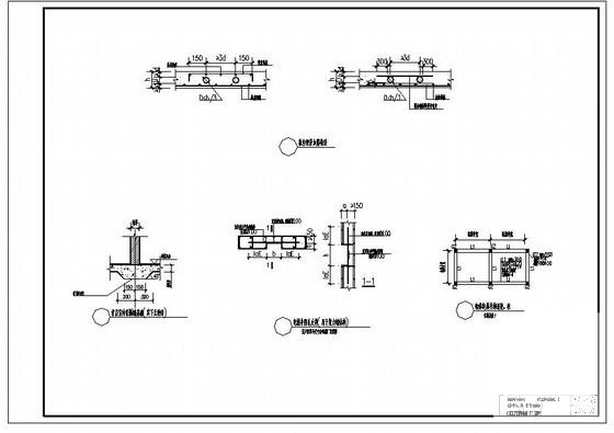 板内埋管加筋构造、砌体电梯井构造梁，柱等节点构造详图纸cad