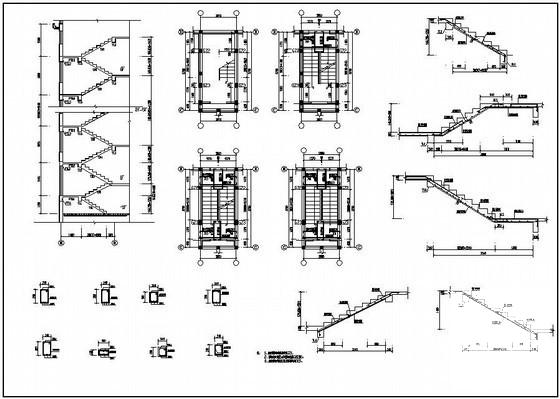 楼梯节点详图纸cad
