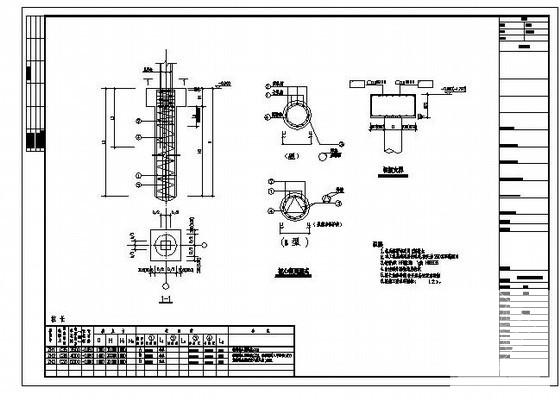 钻（冲）孔桩节点构造详图纸