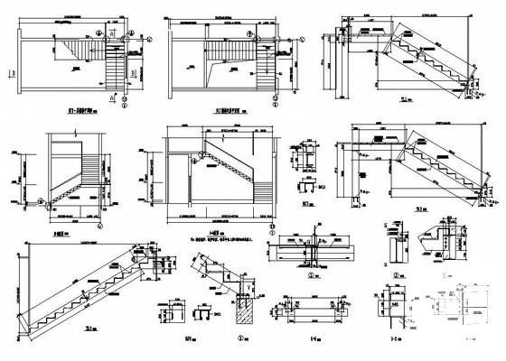 楼梯节点详图纸cad