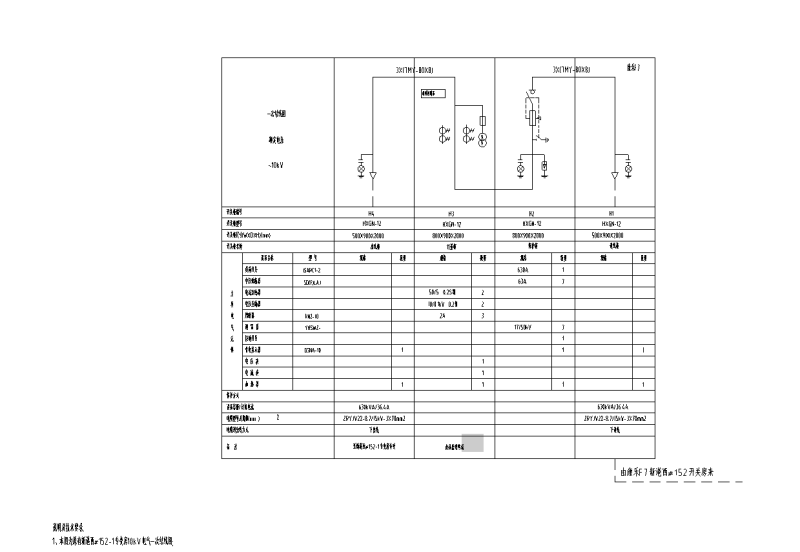 10kV一次接线图
