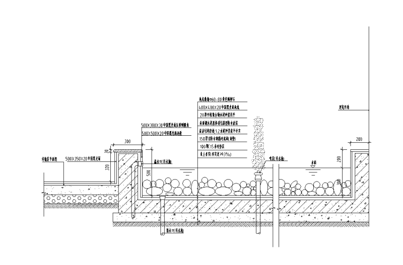 水池铺装做法详图 (6)