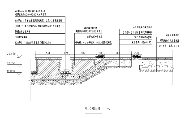 中心水系剖面图详图设计 (4)