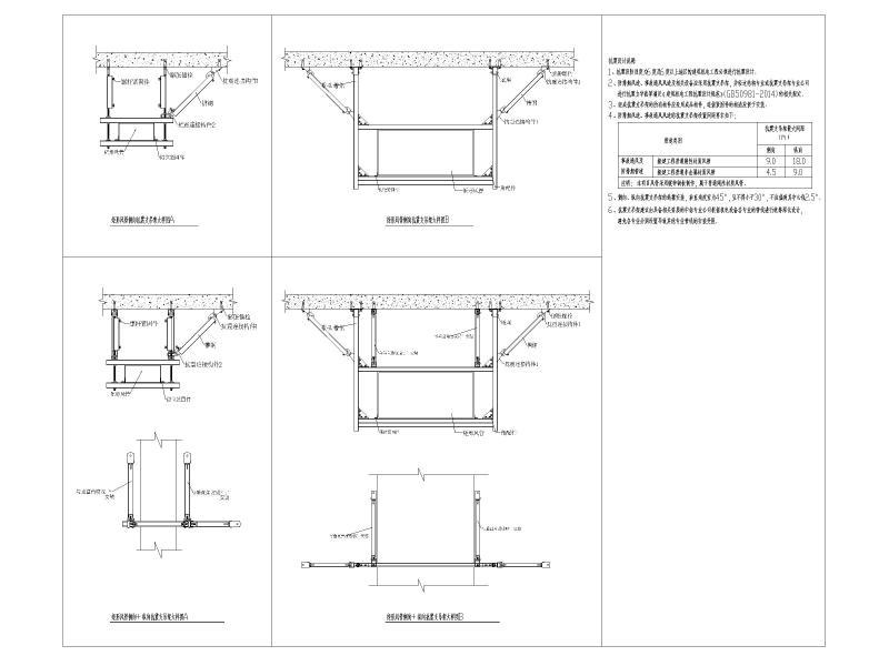 抗震支吊架安装大样图