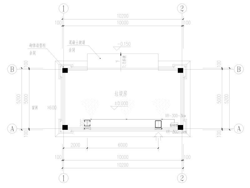 一层通风平面图