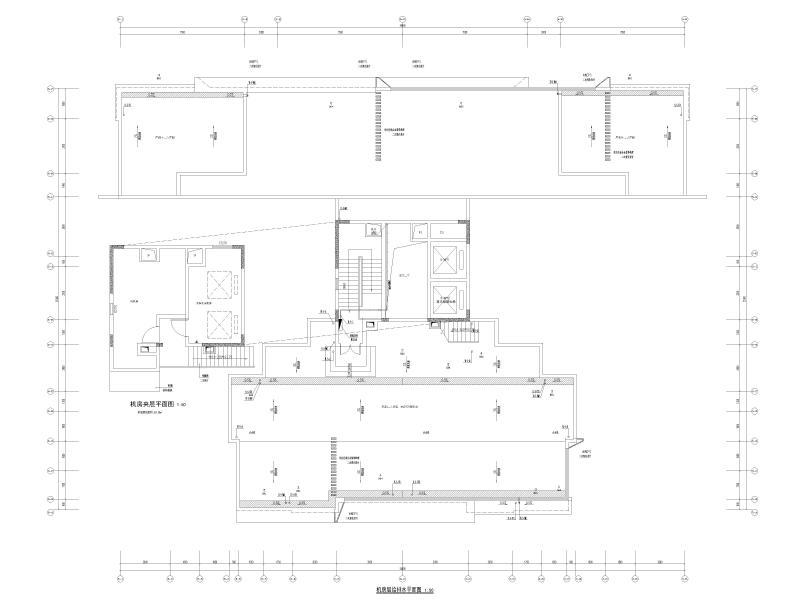 机房层给排水平面图
