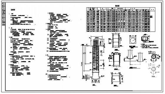 人工挖孔灌注桩节点构造详图纸cad