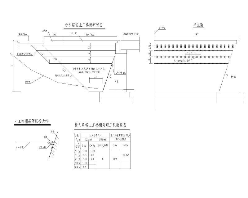 桥头路基处理设计图