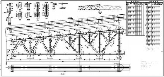 梯形钢屋架构造详图纸cad
