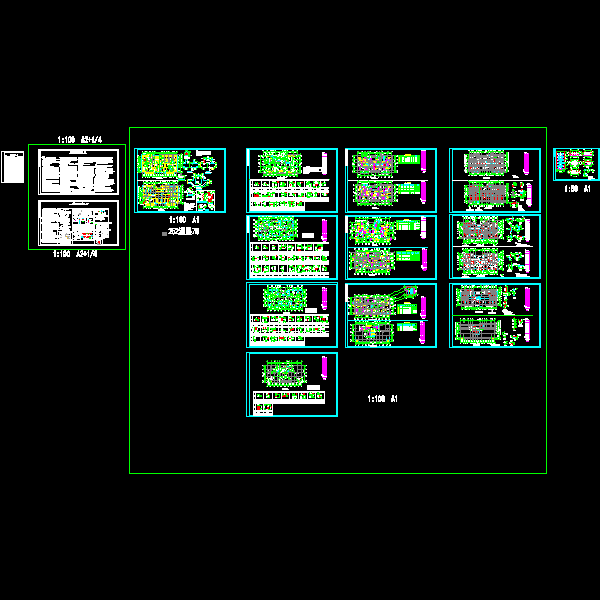 27层住宅结构设计CAD施工图纸(dwg)(乙级条形基础)(二级结构安全)