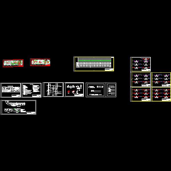 一份城市市政工程道路设计CAD图纸(二)