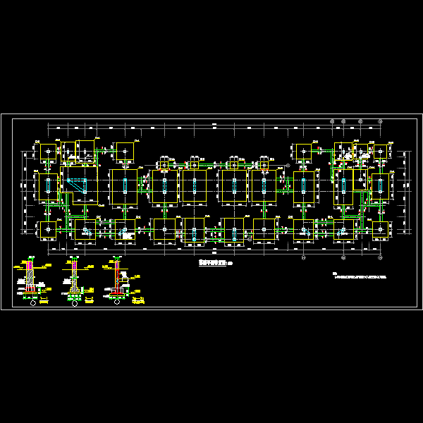 3 办公楼基础平面布置图.dwg