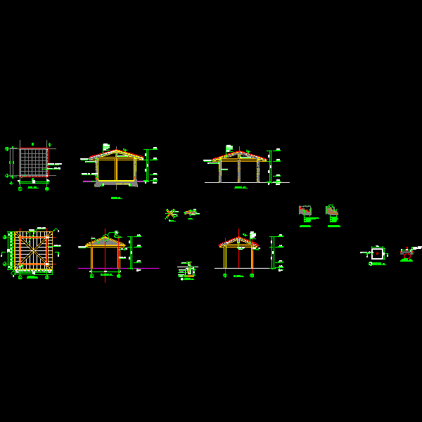 方亭施工图 - 1