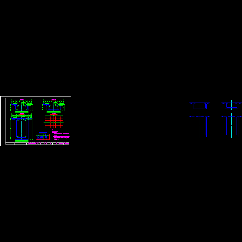 三跨预应力混凝土连续刚构桥箱梁一般构造图2_dwg.dwg