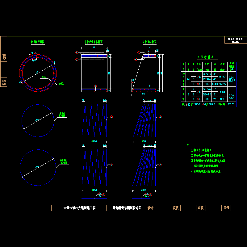 圆管涵k1+824管节钢筋构造图.dwg