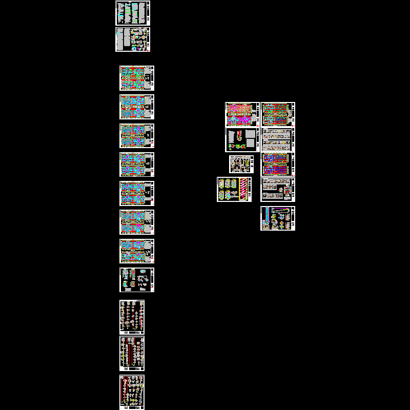 25层剪力墙住宅结构设计CAD施工图纸(dwg)(甲级桩基础)(二级结构安全)