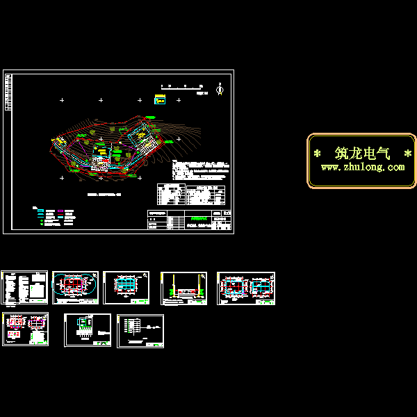 烟花爆竹储存仓库电气CAD施工图纸(工业建筑)
