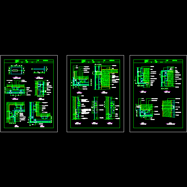 幕墙设计节点图 - 1