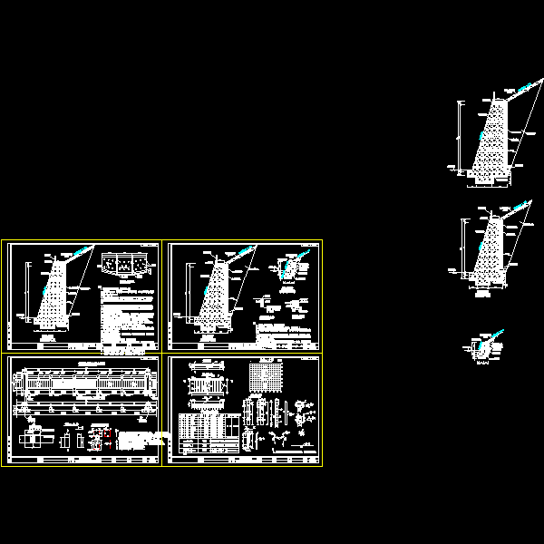 重力式挡土墙施工图 - 1