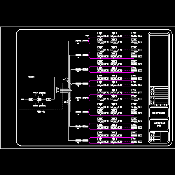 hfc宽带网络系统结构图.dwg