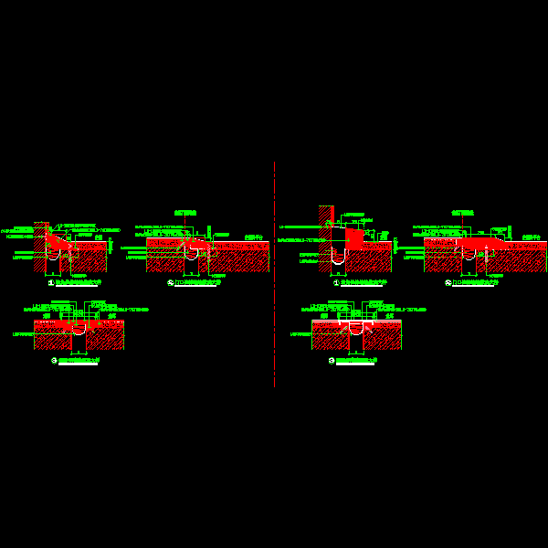 一份伸缩缝详细设计CAD图纸