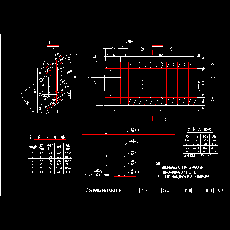 s-08  2-1号横隔板及加强横梁钢筋图.dwg