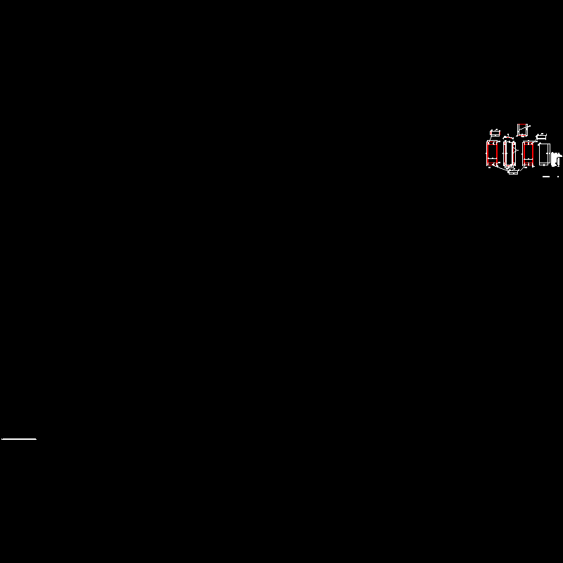 道路工程电控柜设计示意CAD图纸(dwg)