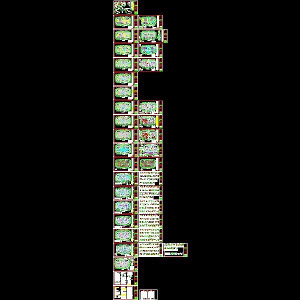 37层剪力墙结构住宅楼结构CAD施工图纸(dwg)(甲级独立基础)(二级结构安全)