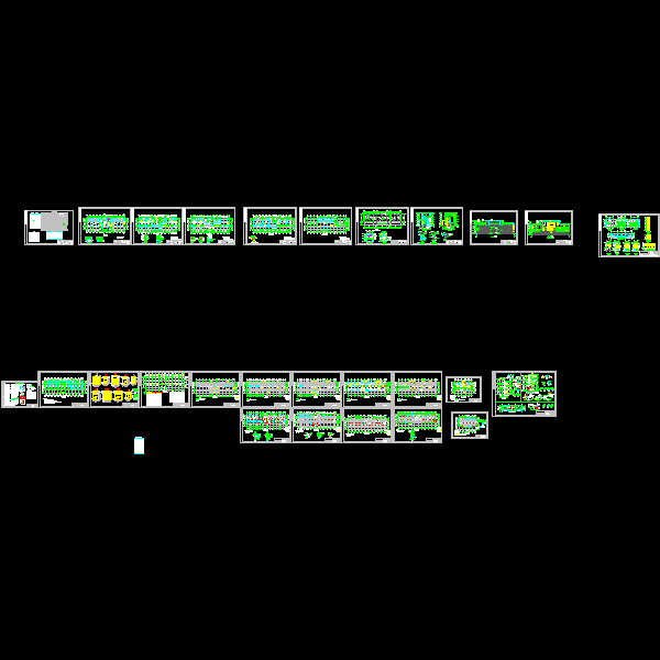 5层救援中心办公楼框架结构设计CAD施工图纸(dwg)(乙级独立基础)(二级结构安全)