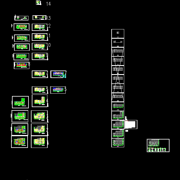 医院结构设计CAD图纸(dwg)