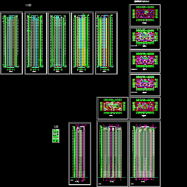 高层住宅建筑施工图 - 1