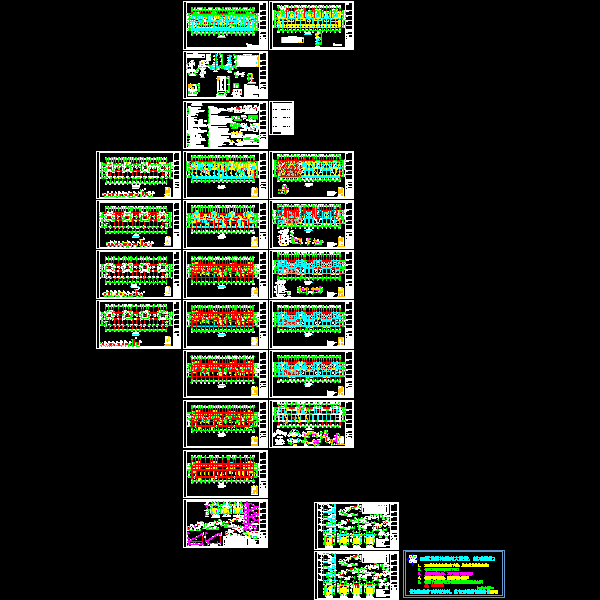6层小区2#住宅结构CAD施工图纸(dwg)(丙级独立基础)(二级结构安全)