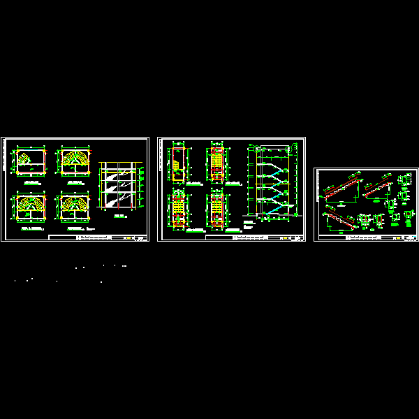 楼梯构造详细设计CAD图纸