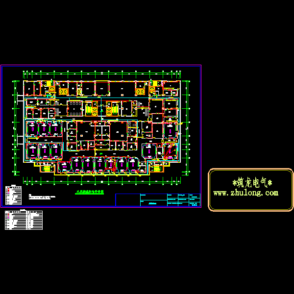 三层插座配电平面图.dwg