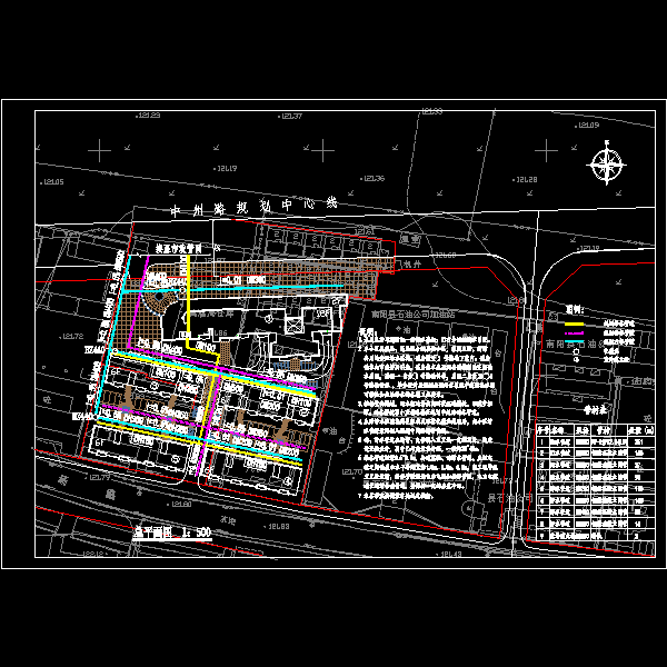 小区给排水总平面图 - 1