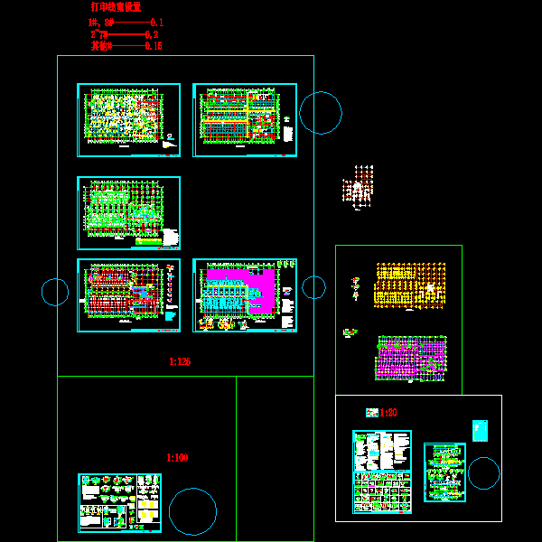 永嘉县下室结构设计CAD施工大样图(dwg)(桩基础)(二级结构安全)