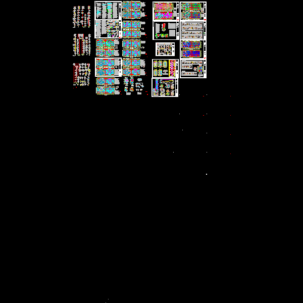 25层现浇剪力墙住宅结构CAD施工图纸(dwg)(6度抗震)(丙级桩基础)