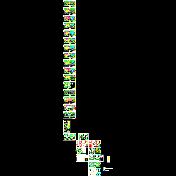 24层剪力墙住宅结构设计CAD施工图纸(dwg)(8度抗震)(乙级桩基础)