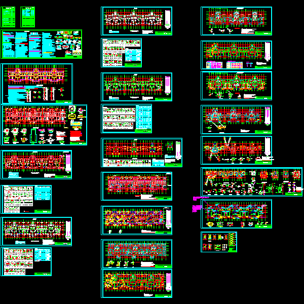 26层剪力墙住宅结构设计CAD施工图纸(dwg)(乙级桩基础)(二级结构安全)