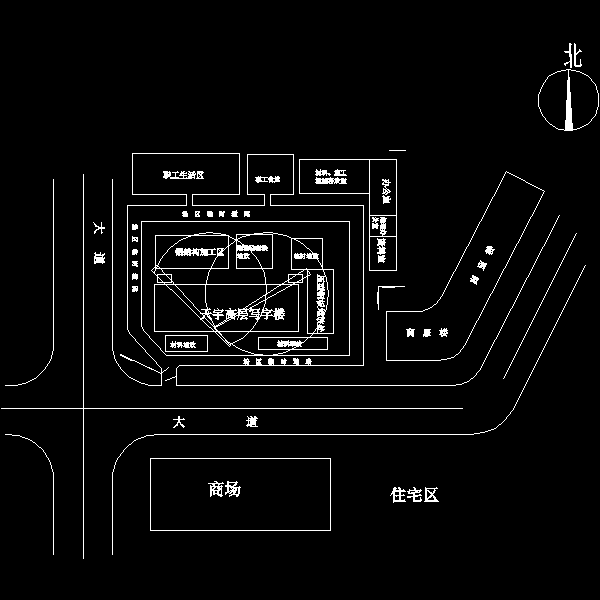 写字楼建筑图纸 - 1