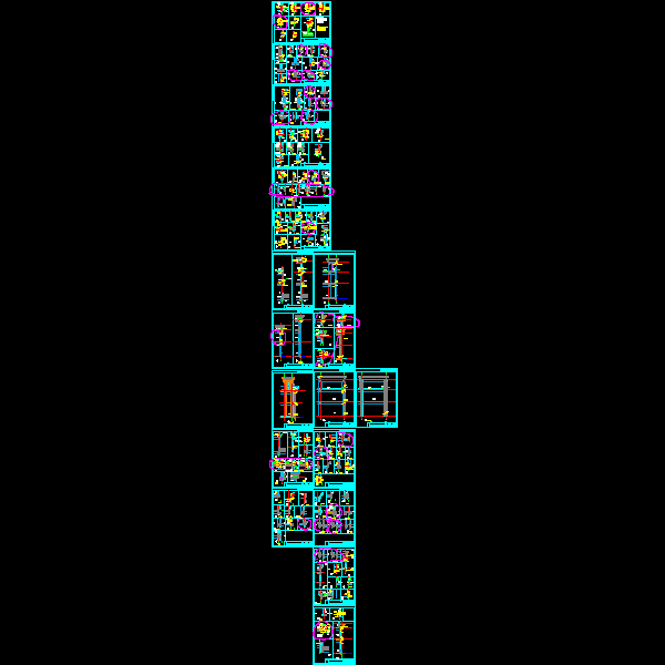 住宅小区大样配筋CAD图纸(dwg)