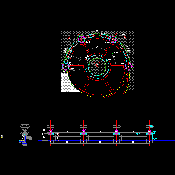 特色景墙设计CAD详图纸——泛亚景观(dwg)