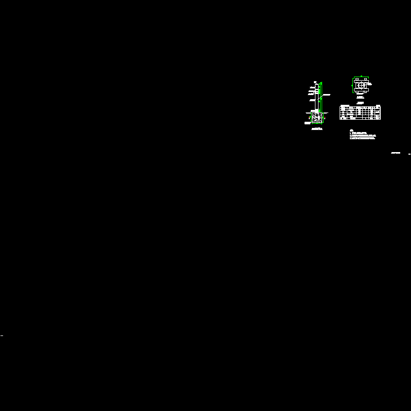 jt-23反光防护柱构造图.dwg