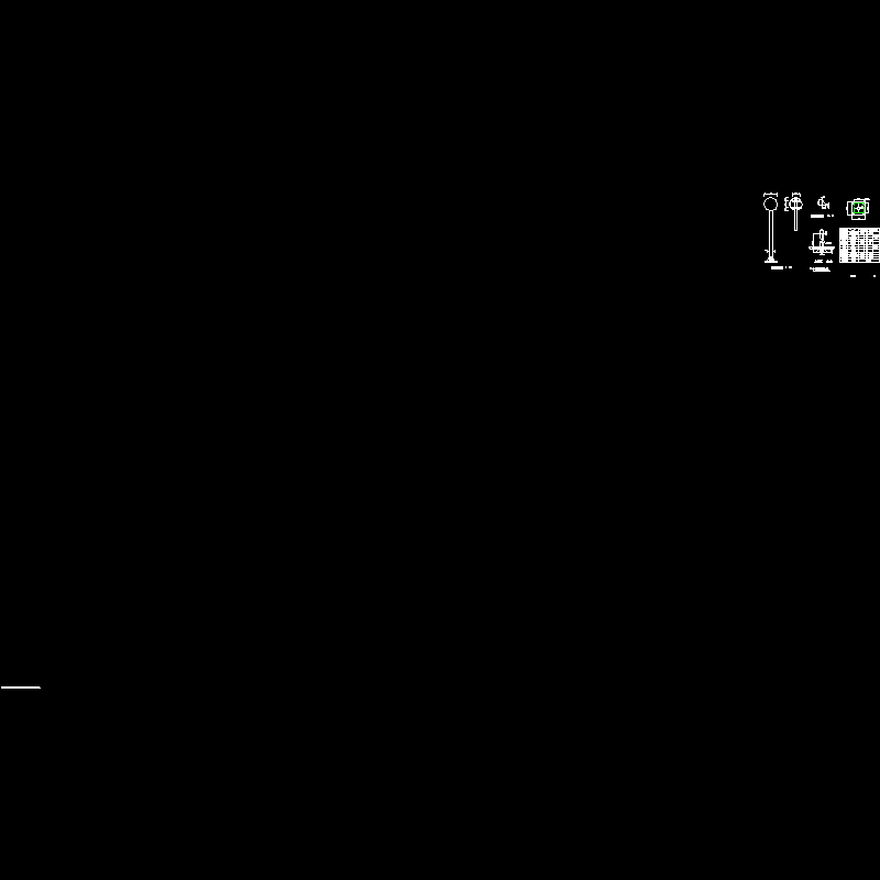 道路工程限速标志大样CAD图纸(dwg)