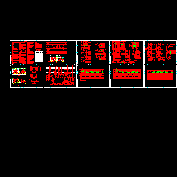 12层住院楼强电CAD施工图纸(防雷接地系统等)(dwg)