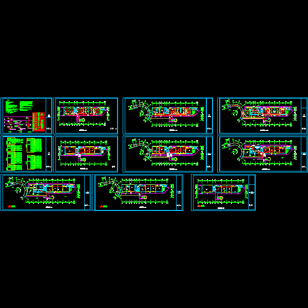 幼儿园照明平面CAD图纸(dwg)