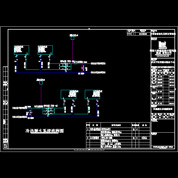 行政综合服务中心-冷热源系统流程图.dwg